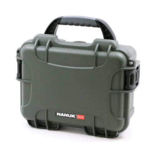 Olive Nanuk 904 Waterproof Hard Case with Foam Insert Olive Nanuk 904 Waterproof Hard Case with Foam Insert